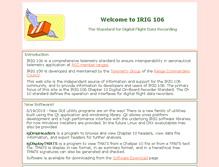 Tablet Screenshot of irig106.org